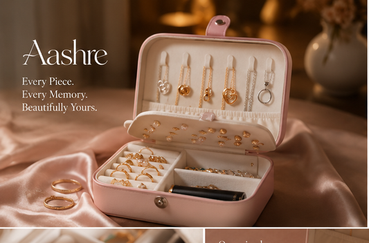 WanderLuxe Compact Jewellery Case