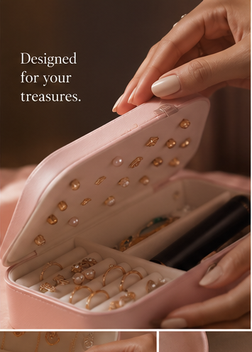 WanderLuxe Compact Jewellery Case