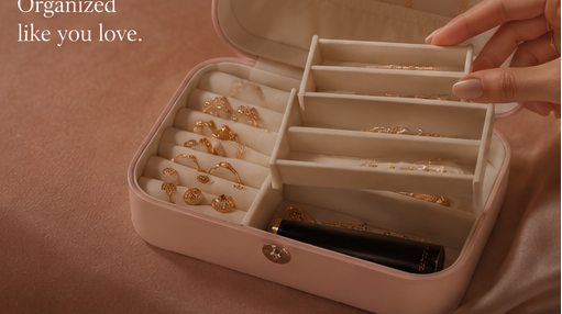 WanderLuxe Compact Jewellery Case
